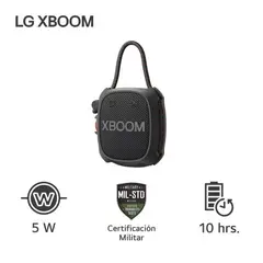 LG - Parlante XBOOM Go XG2T 5W Bluetooth Certificación Militar