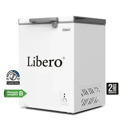 LIBERO - Congelador Horizontal Con Puerta de Vidrio Interna 142L Blanca