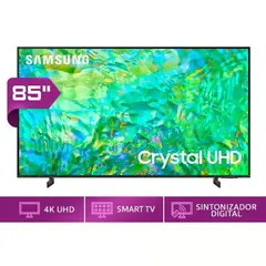 SAMSUNG - Televisor LED Smart TV 85 Crystal UHD 4K- UN85CU8000GXPE