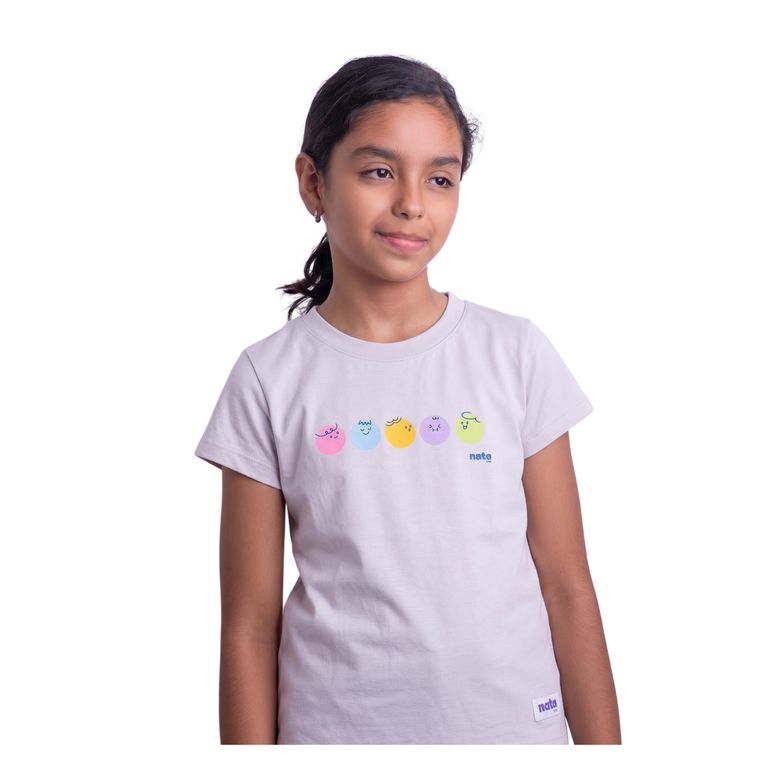 POLO ALGODON NIÑA CREMA