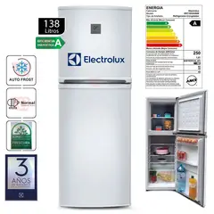 ELECTROLUX - Refrigeradora 2 Puertas 138Lts ERT18G2HNW Blanco