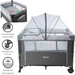 EBABY - Cuna para bebe Colecho Nala ROSA con BLANCO