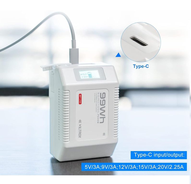 Viltrox Bateria V-Mount BP V-99 6700mAh