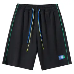 YANSUS - Short Hombre Negro Estampado Diference