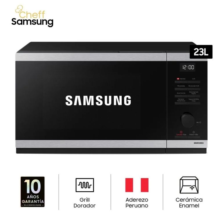 Horno Microondas MG23DG4524ATPE 23LT Stainless Steel