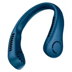OEM - Ventilador de Cuello Portatil Recargable Azul
