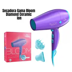 GAMA - Secadora de Cabello Diamond Bloom Ceramic Ion