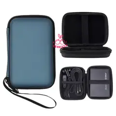 GENERICO - ESTUCHE ANTI GOLPES PARA DISCO DURO EXTERNO 2.5 CON CIERRE AZUL