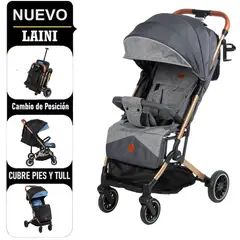 EBABY - Coche Maleta Laini GRIS