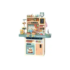 GENERICO - Cocina puzzle kitchen interactiva verde 92 cm alto