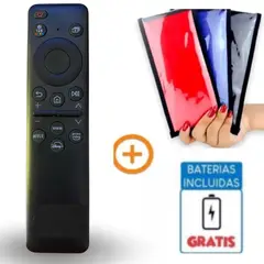 GENERICO - Control Remoto Samsung Año 2023 Sin Voz + Funda