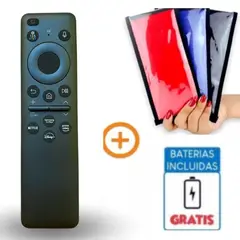 GENERICO - Control Remoto Samsung Con VOZ Año 2023 + Funda