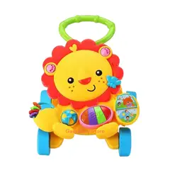 GENERICO - CAMINADOR 2 EN 1 PARA BEBÉ DISEÑO LEON