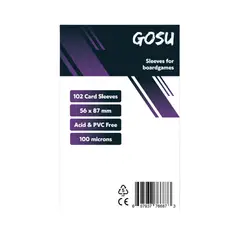 GOSU - FUNDAS PREMIUM 56 X 87 MM FOR BOARDGAMES 102 PCS