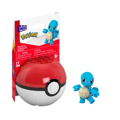POKEMON - Mega Squirtle Ball 17 Piezas Modelo A