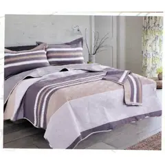 MINGDA - Set de Cubrecama KING + Sabanas + Fundas 100% Algodón