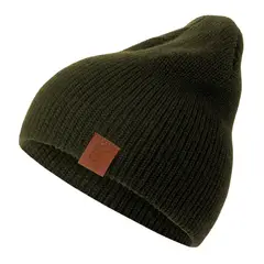 KAST PE - Beanie True C tejido doble Verde Olivo