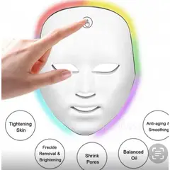 GENERICO - MASCARA FACIAL LED 7 COLORES TRATAMIENTO DE BELLEZA