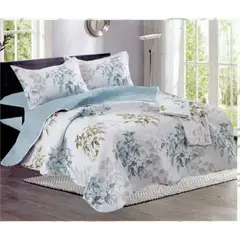 MINGDA - Set de Cubrecama 2 Pz + Sabanas + Fundas 100% Algodón