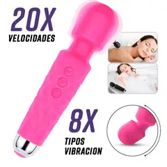 GENERICO - Vibrador Masajeador Kira 20 Consolador Dildo Fucsia Recargable