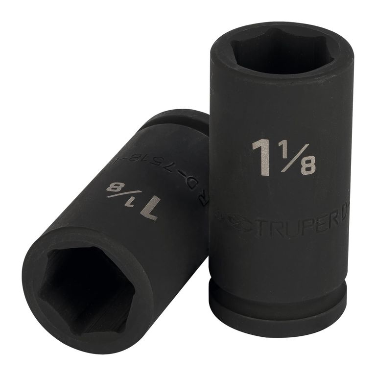 Dado 1 1/8" Impacto Tubular Hexagonal Encastre de 3/4" 12436