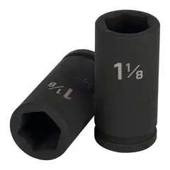 TRUPER - Dado 1 1/8" Impacto Tubular Hexagonal Encastre de 3/4" 12436