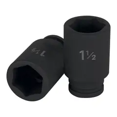 TRUPER - Dado 1 1/2" Impacto Tubular Hexagonal Encastre de 3/4" 12442