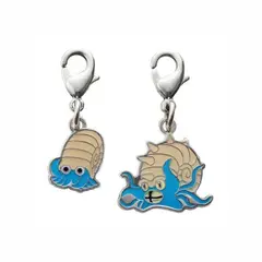 POKEMON - Center Omastar Omanyte Llavero Metal Japon