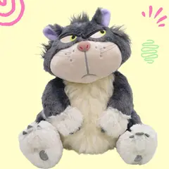 GENERICO - Peluche Gato Lucifer Enfadado - Mide 33 cm alto