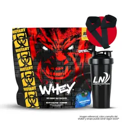 MUTANT - Whey 5 LB Vainilla Ice Cream + Shaker + Straps