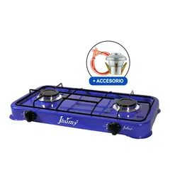 JHUMY - Cocina de mesa grande azul y kit regulador