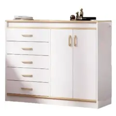 NACION MUEBLES - COMODA LSDTS COLOR BLANCO