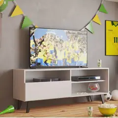 NACION MUEBLES - MUEBLE PARA TV MMBZ COLOR BLANCO