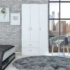 GENERICO - Closet Sierra Blanco - Envío Armado y Melamina 18mm