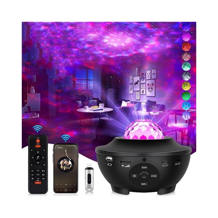 PROYECTOR DE GALAXIA PREMIUM CON PARLANTE