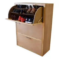 NACION MUEBLES - ZAPATERO LKAS COLOR MADERA