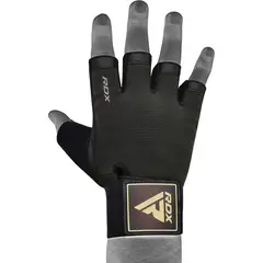 RDX - Guantes para Levantamiento de Pesas T2H Marrón - M