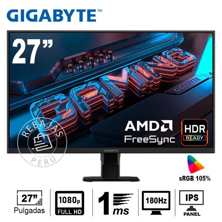 Monitor GS27FA 27 FHD 165Hz 1ms IPS FreeSync Premium