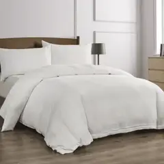 CLAUDIA RIVA HOME - Funda Edredón Muselina Blanco