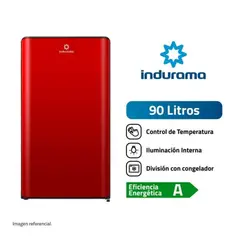 INDURAMA - Frigobar 90 litros Ri-109r -rojo
