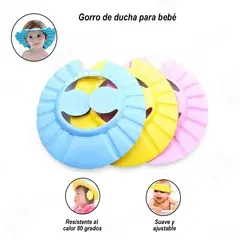 GENERICO - Gorro de Ducha para Bebés Colores Varios