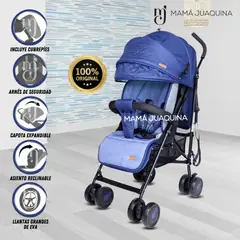 BABY - Coche Bastón de Lujo «NEWBURN» Blue