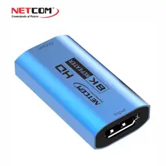 NETCOM - ADAPTADOR UNION HDMI 2.1 AMPLIFICADO ULTRA HD 8K60HZ 4K120HZ