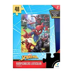 MARVEL - Rompecabeza 3D Lenticular Spiderman de 48 piezas