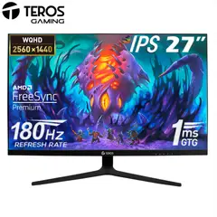 TEROS GAMING - Monitor gaming TEROS TE-2769G, 27" QHD IPS flat, 180 Hz, 1ms, HDMI, DP