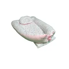 GENERICO - Cojin cuna para Bebe Osito Rosado