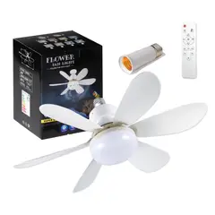 GENERICO - VENTILADOR LÁMPARA DE TECHO 6 ASPAS DE 16.5' 40W