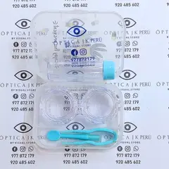 JK - KIT ACCESORIO PARA LENTES DE CONTACTO DISEÑO KAWAI