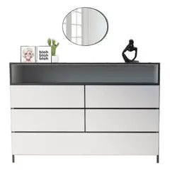 NACION MUEBLES - COMODA MEMO COLOR BLANCO