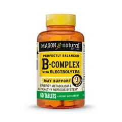 MASON NATURAL - Complejo B con Electrolitos - - 60 Tabletas